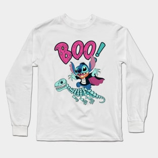 Halloween Stitch Long Sleeve T-Shirt